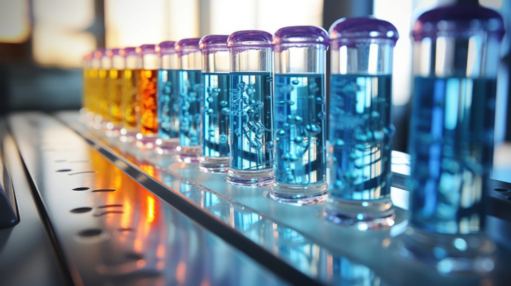 Test Tubes in a Phase 0 clinical trial Laboratory Setting